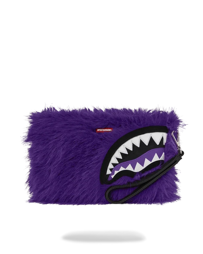 FURZILLA Shark (PURP) CROSSOVER-CLUTCH