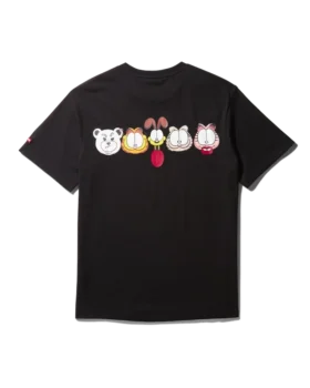 GARFIELD-GRAPHIC-T-SHIRT (SCHWARZ)