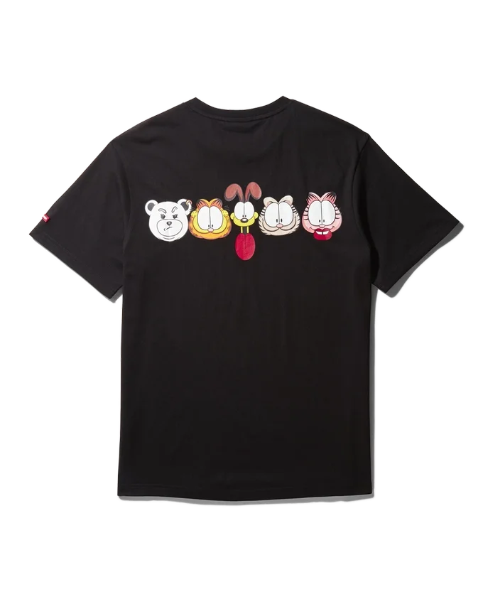 GARFIELD-GRAPHIC-T-SHIRT (SCHWARZ)