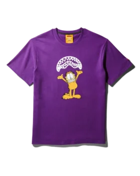 GARFIELD SHARKMOUTH-T-SHIRT MIT MOTIV (LILA)
