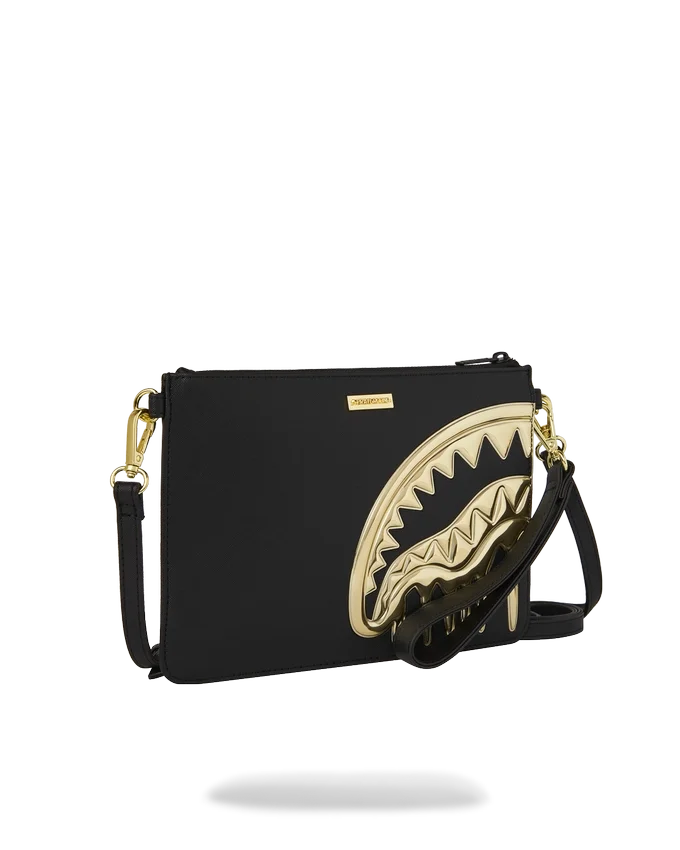 GOLDHEART SHARK DRIP CROSSOVER-CLUTCH