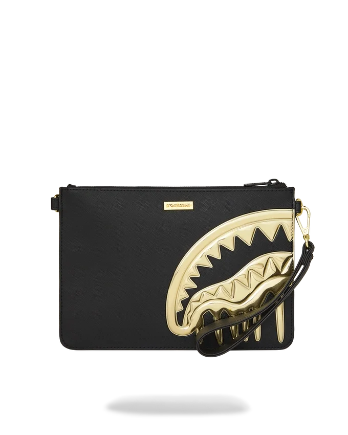 GOLDHEART SHARK DRIP CROSSOVER-CLUTCH