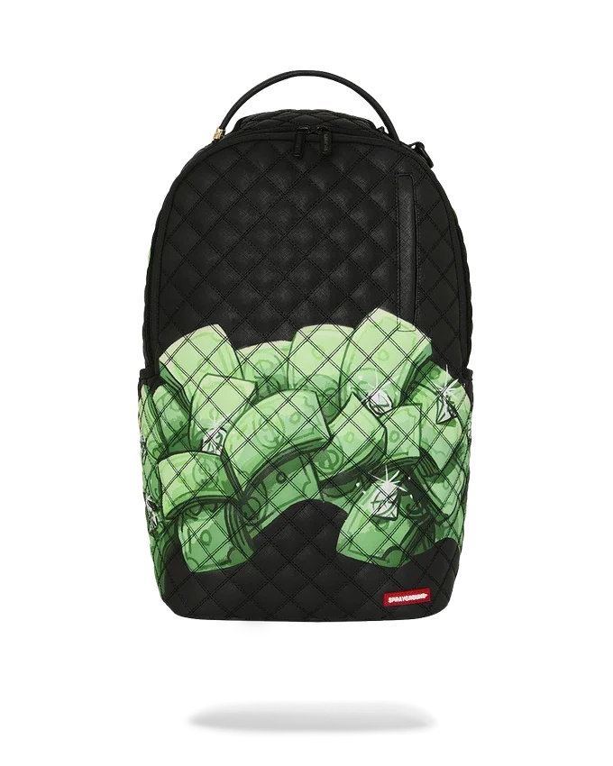 HANDBEMALTER QUILT-SHARK-RUCKSACK