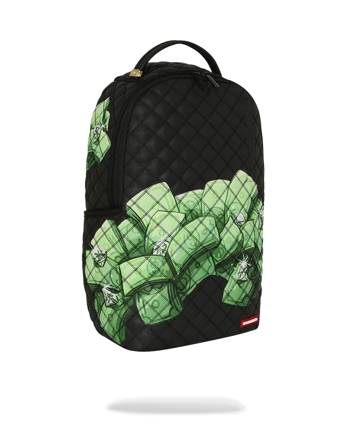 HANDBEMALTER QUILT-SHARK-RUCKSACK