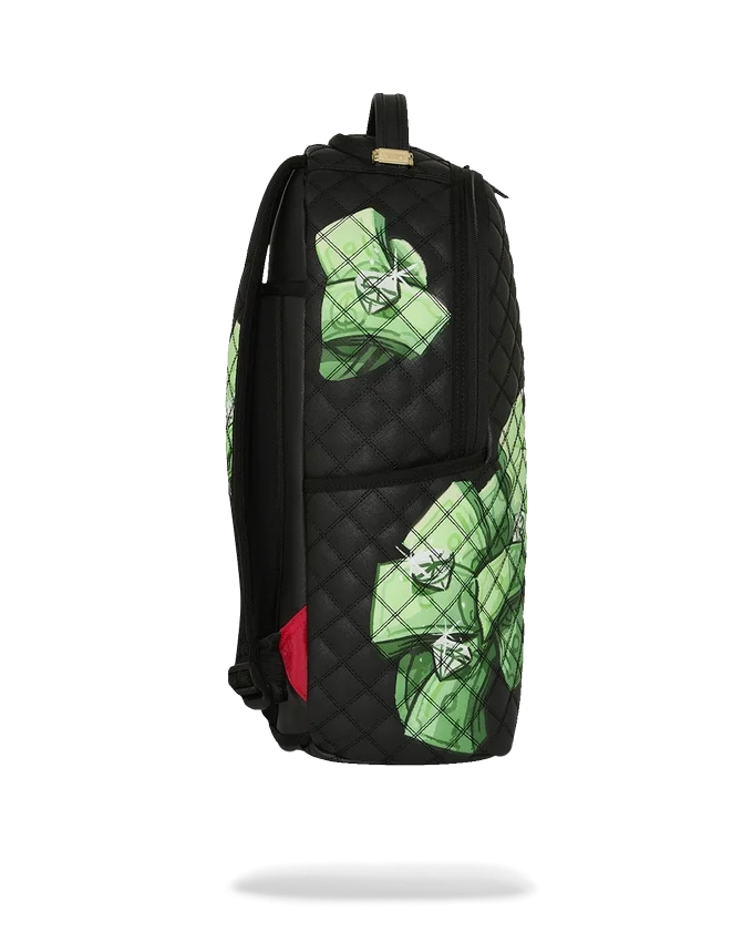 HANDBEMALTER QUILT-SHARK-RUCKSACK