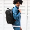 HEAVY METAL SHARK SCHWARZER RUCKSACK (DLXV)