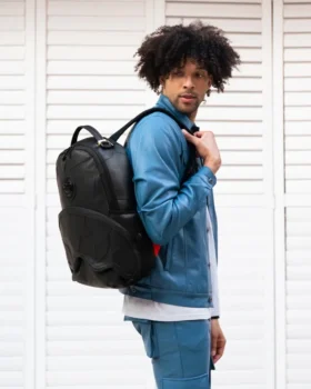 HEAVY METAL SHARK SCHWARZER RUCKSACK (DLXV)