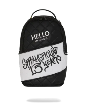 HELLO MY NAME IS 15 YEARS Gesteppter Rucksack (SUPER SELTEN)