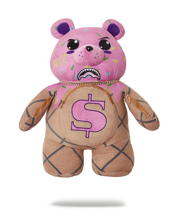 I SCREAM MONEYBEAR TEDDYBEAR-RUCKSACK