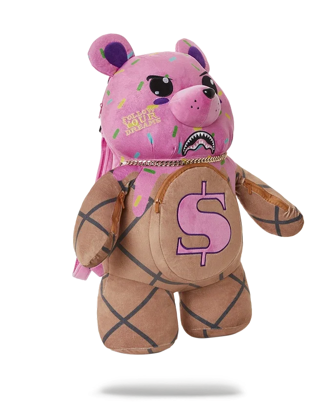 I SCREAM MONEYBEAR TEDDYBEAR-RUCKSACK