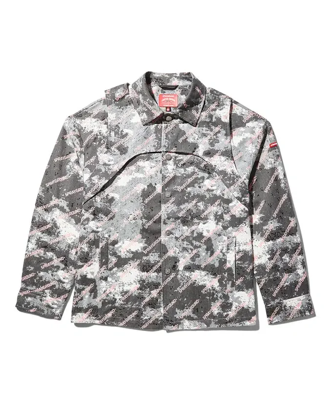 JACKE MIT DOPPELTER PASSFORM UND DRUCKKNÖPFEN VORNE (GRAU)