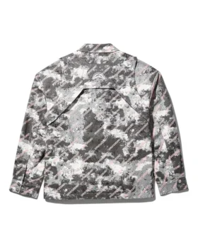 JACKE MIT DOPPELTER PASSFORM UND DRUCKKNÖPFEN VORNE (GRAU)