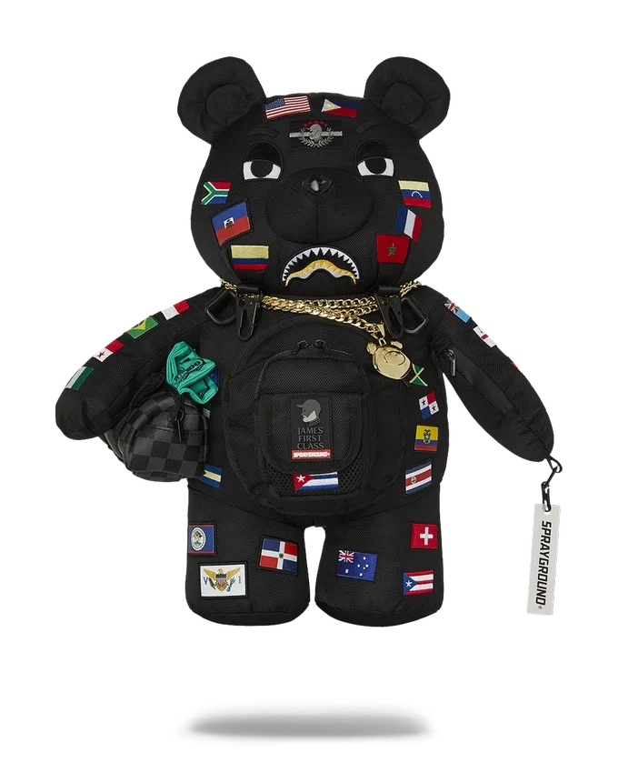 JAMES FIRST CLASS GLOBAL FLAGS MONEYBEAR-Rucksäcke