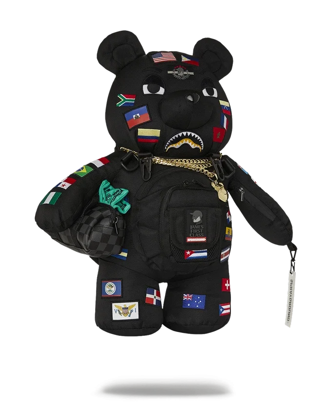 JAMES FIRST CLASS GLOBAL FLAGS MONEYBEAR-Rucksäcke