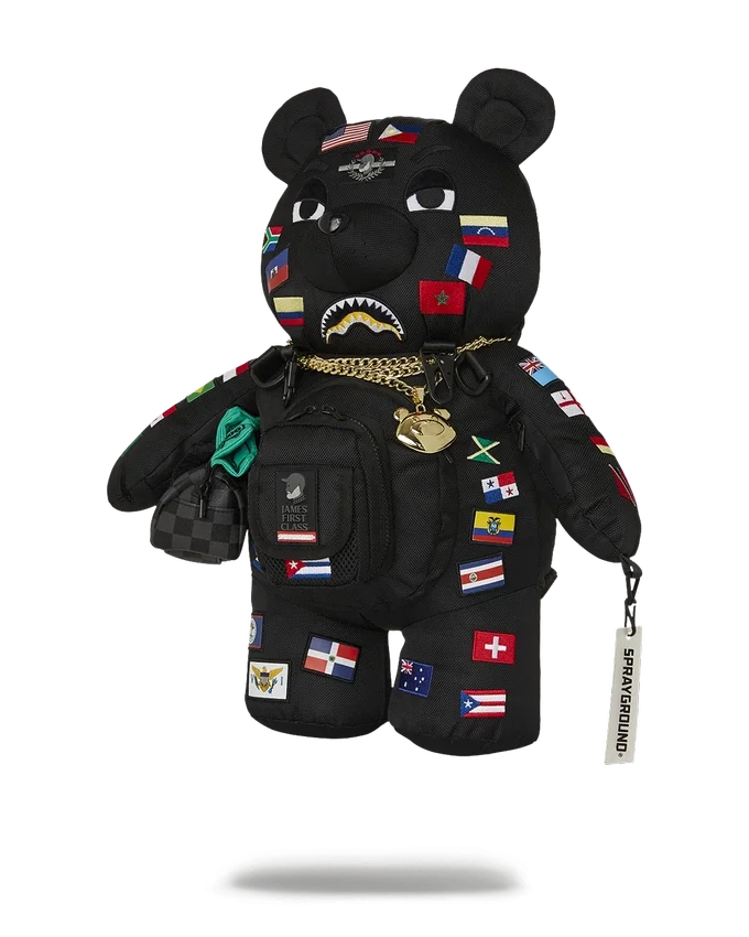 JAMES FIRST CLASS GLOBAL FLAGS MONEYBEAR-Rucksäcke