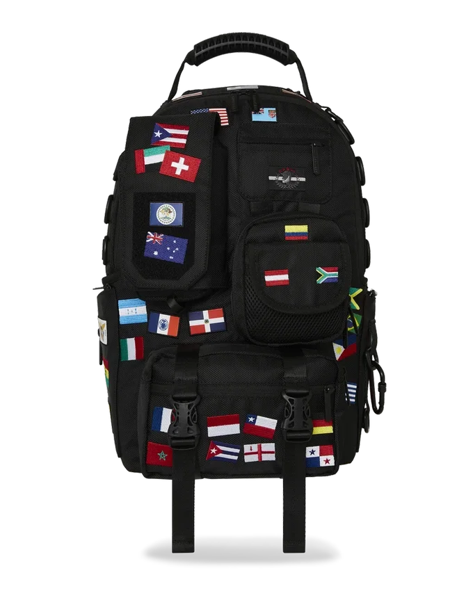 JAMES FIRST CLASS GLOBAL FLAGS SPECIAL OPS CARGO-RUCKSACK