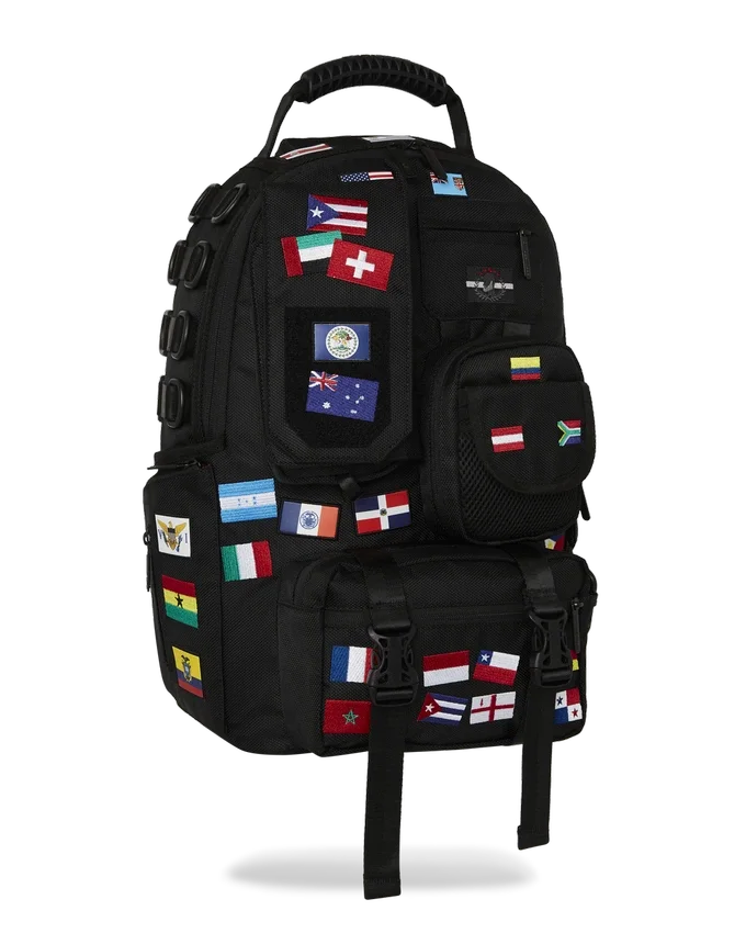 JAMES FIRST CLASS GLOBAL FLAGS SPECIAL OPS CARGO-RUCKSACK