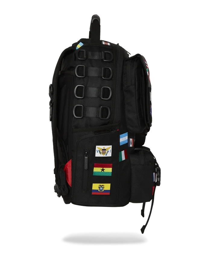 JAMES FIRST CLASS GLOBAL FLAGS SPECIAL OPS CARGO-RUCKSACK