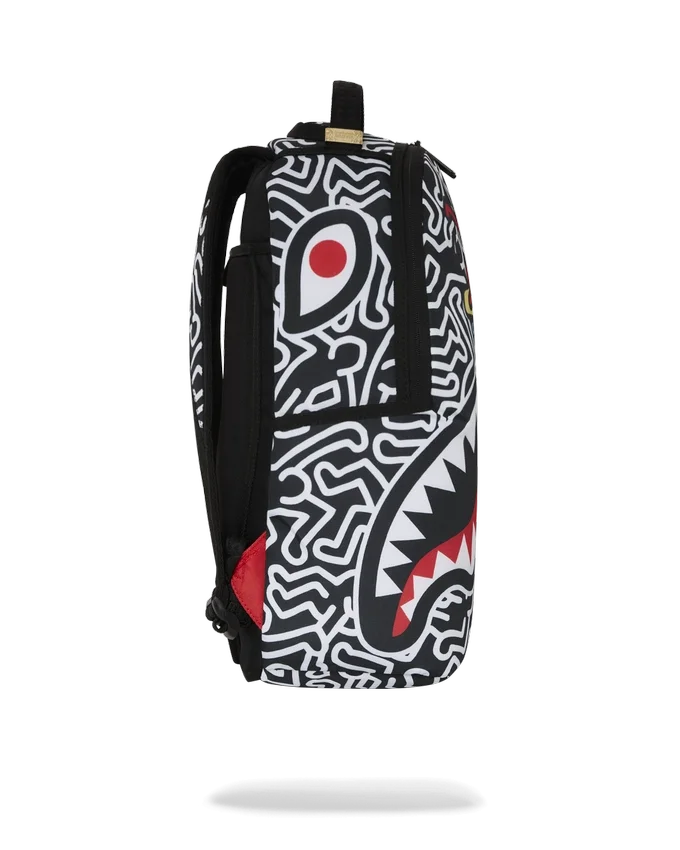 KEITH HARING SKATER SHARK DLXSR RUCKSACK
