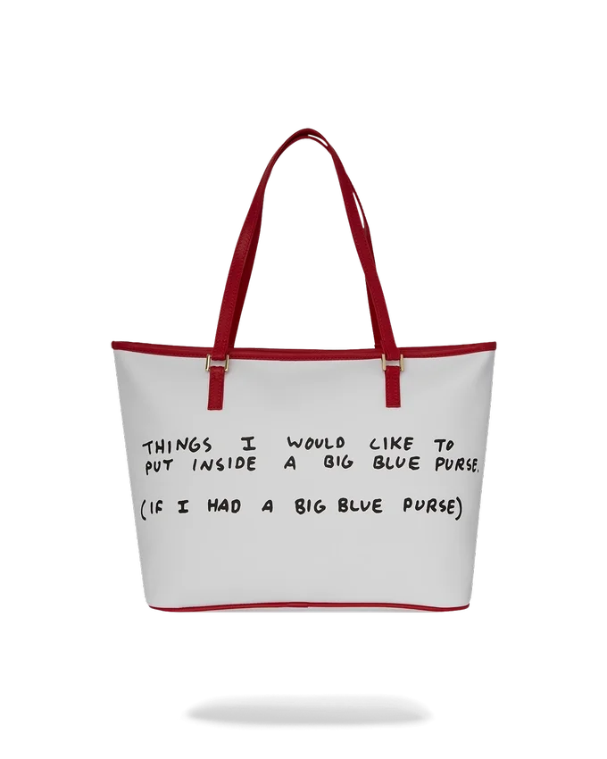 KEITH HARING THE BIG BLUE PURSE TRAGETASCHE