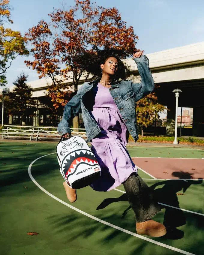 KEITH HARING WHASSUP ALIEN DLX Rucksack