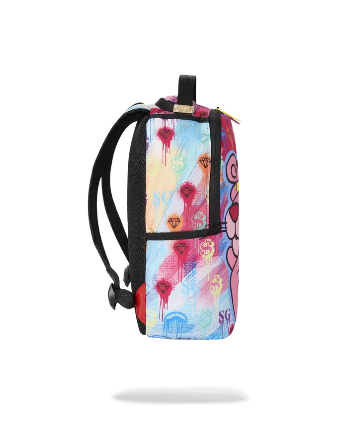 KLEINER RUCKSACK: PINK PANTHER ART CLASS
