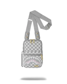 KNIT SHARKS IN PARIS IN CREME OG Sling-Taschen