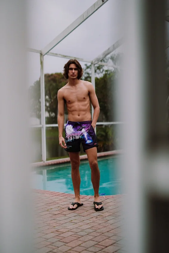 LATE ONE NIGHT Bademode-Shorts