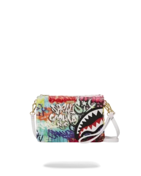 LE MONDE DES GRAFFITIS CROSSOVER-CLUTCH
