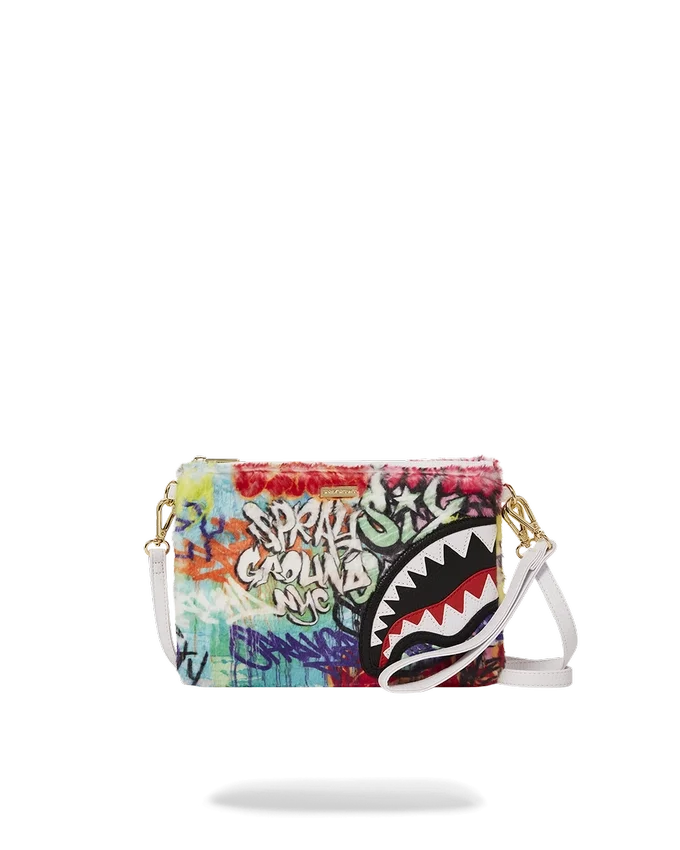 LE MONDE DES GRAFFITIS CROSSOVER-CLUTCH