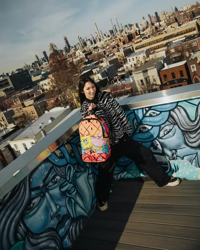 LEG DICH NICHT MIT SPONGEBOB AN DLXSR-RUCKSACK