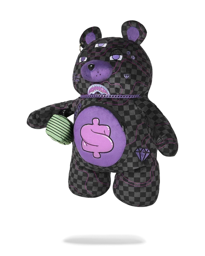 LILA SLIME SHARK MONEYBEAR-RUCKSACK