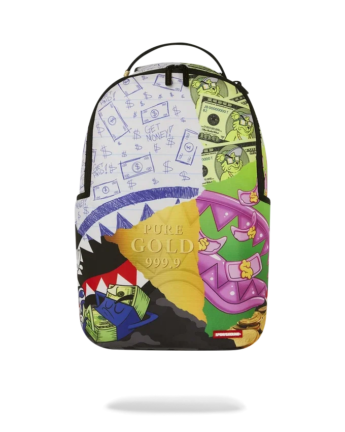 MEAN MONEY COLLAGE RUCKSACK