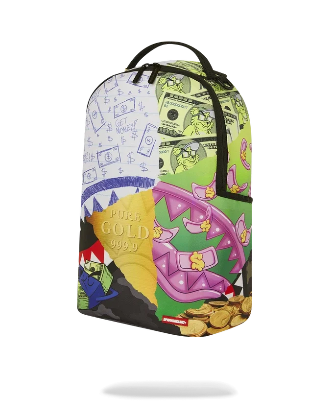 MEAN MONEY COLLAGE RUCKSACK