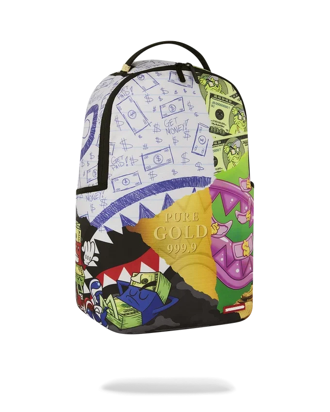 MEAN MONEY COLLAGE RUCKSACK