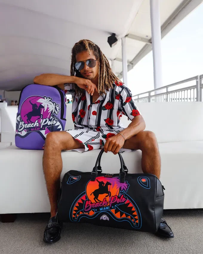 MIAMI BEACH POLO COLLAB Rucksäcke (DLXV-PURPLE)