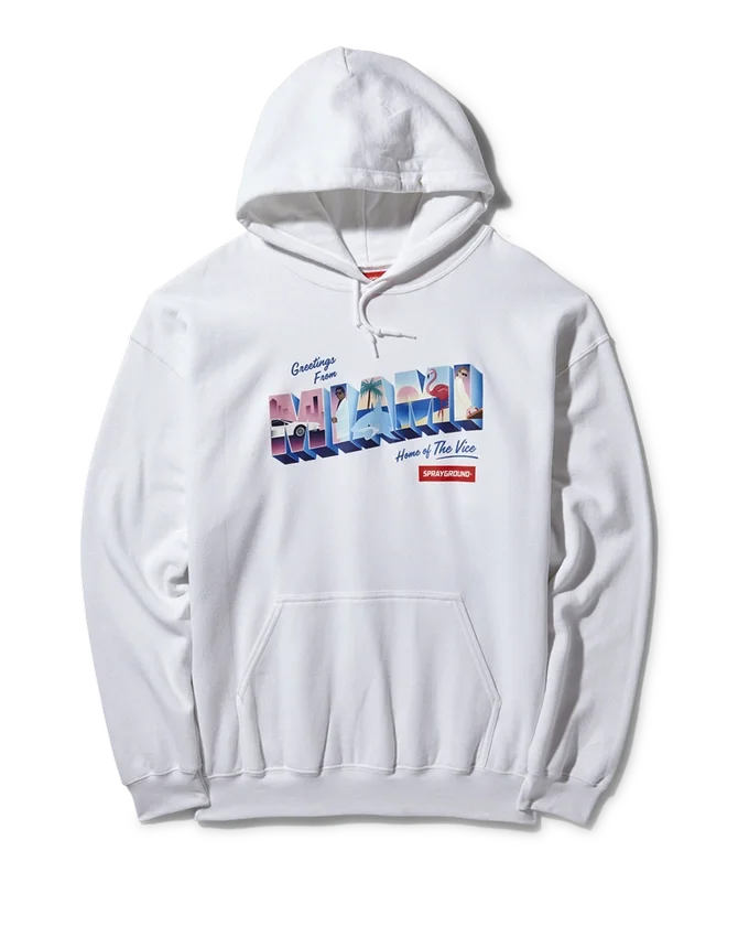 MIAMI VICE HOODIE (WEISS)