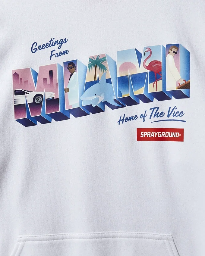MIAMI VICE HOODIE (WEISS)