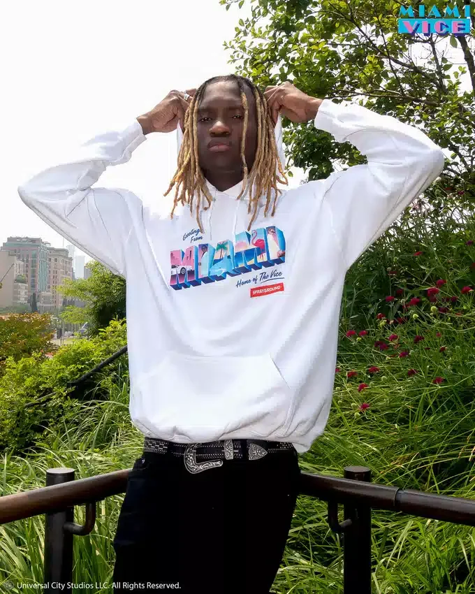 MIAMI VICE HOODIE (WEISS)