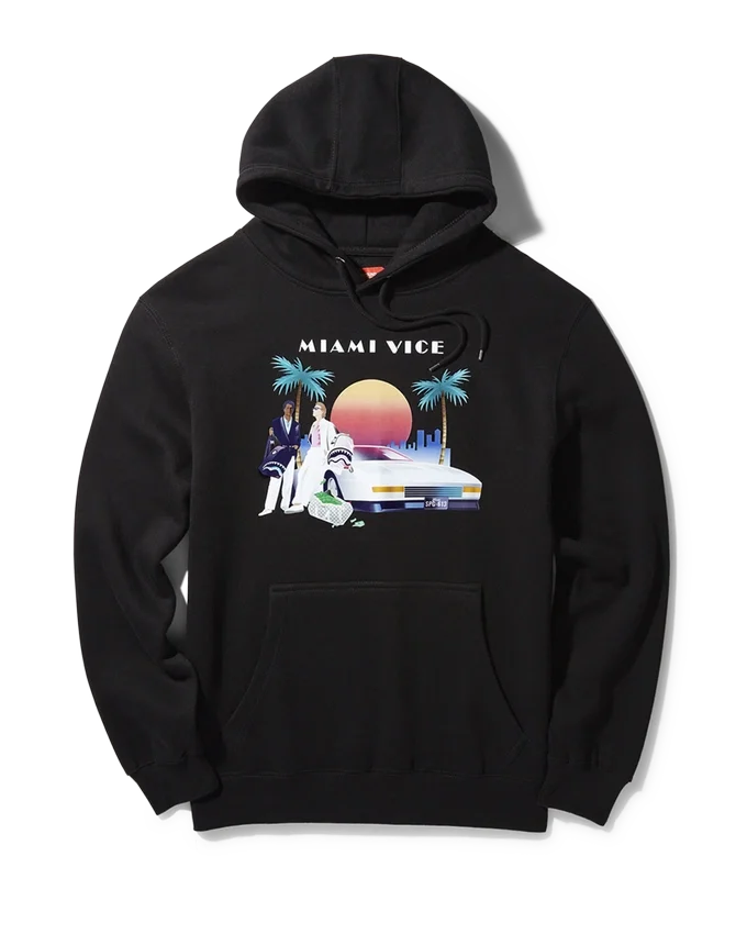 MIAMI VICE HOODY (SCHWARZ)