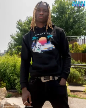 MIAMI VICE HOODY (SCHWARZ)