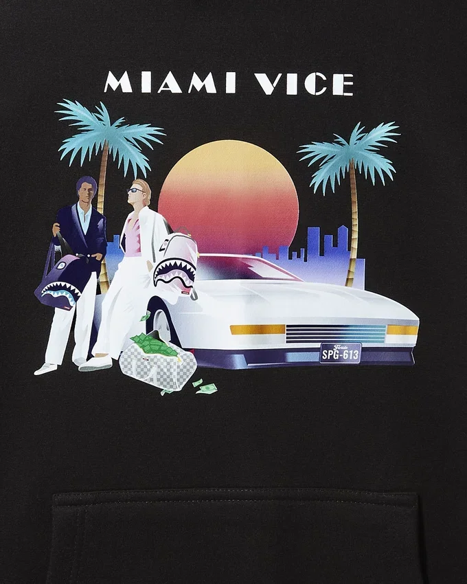 MIAMI VICE HOODY (SCHWARZ)