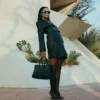 MIDNIGHT CHATEAU MINI PYRAMID DUFFLE