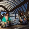 MIDNIGHT MAGIC SHARKS IN PARIS Kurierrucksäcke mit Sling-Taschen