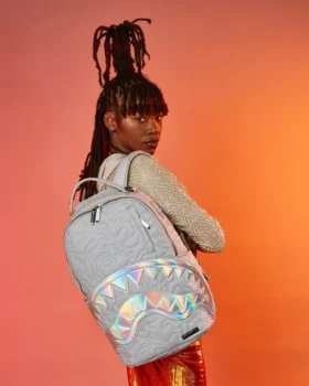 MIRASHAKU IRIDESCENT QUILT RUCKSACK