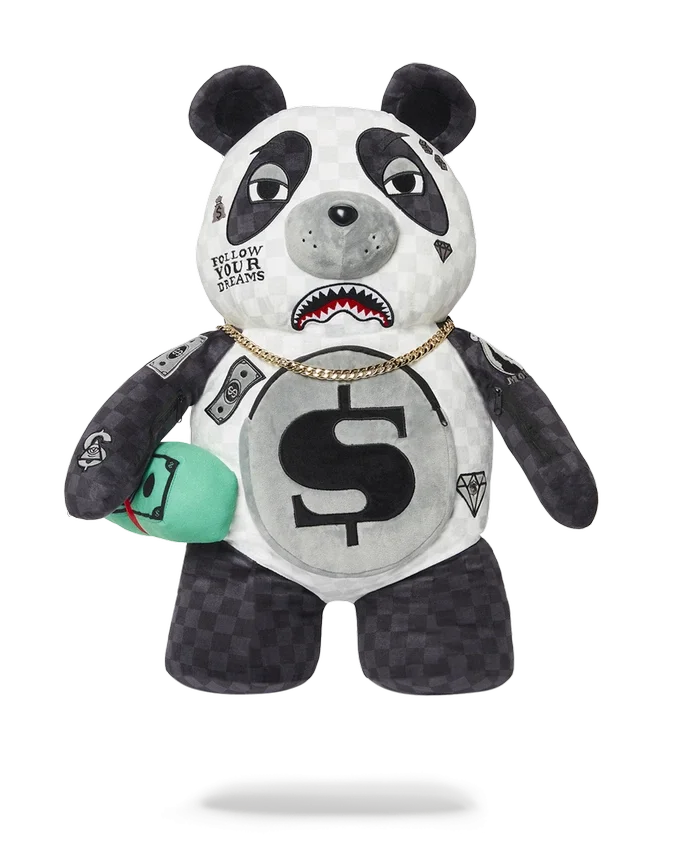MONEYBEAR TEDDYBÄR-RUCKSACK PANDA PANDA PANDA