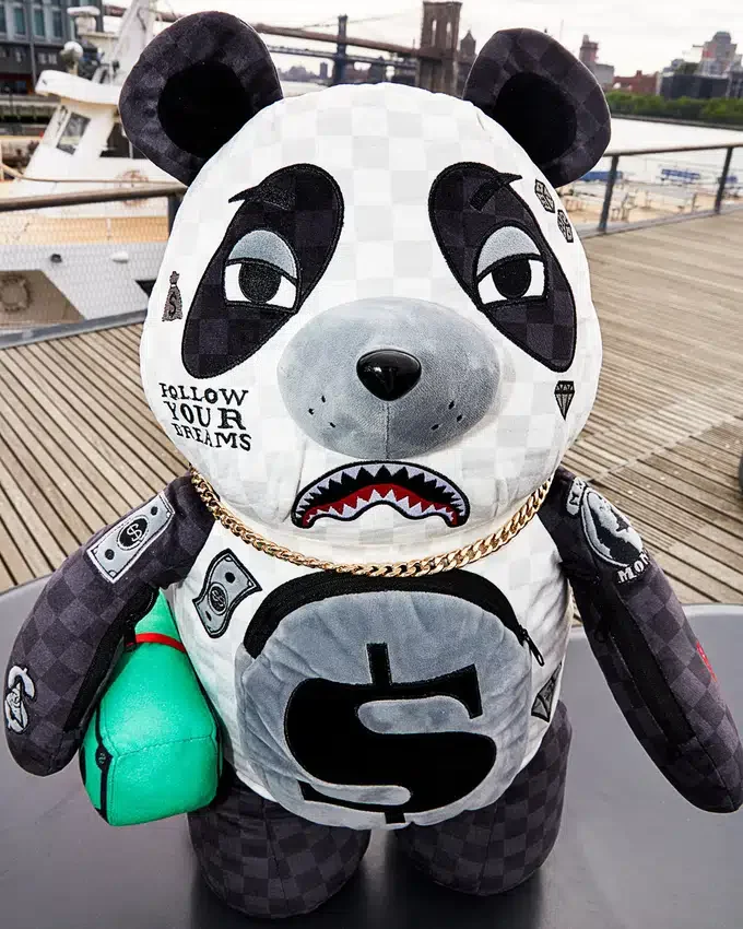 MONEYBEAR TEDDYBÄR-RUCKSACK PANDA PANDA PANDA