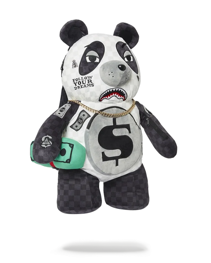 MONEYBEAR TEDDYBÄR-RUCKSACK PANDA PANDA PANDA