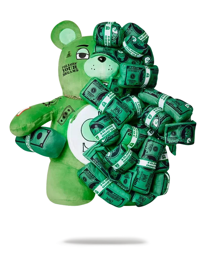 MONEYBEAR ZILLIONS TEDDYBEAR-RUCKSACK