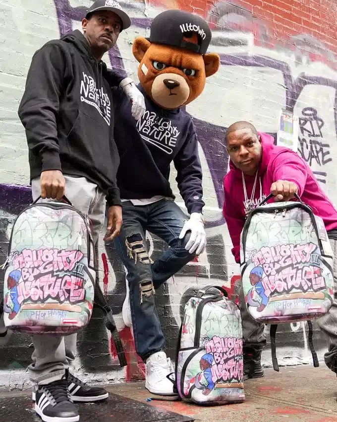 NAUGHTY BY NATURE HIP HOP HOORAY 30TH ANNIVERSARY COLLAB Rucksäcke